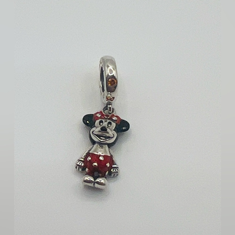 Pandora Disney, Minnie Mouse Dangle Charm, Sterling Silver 925